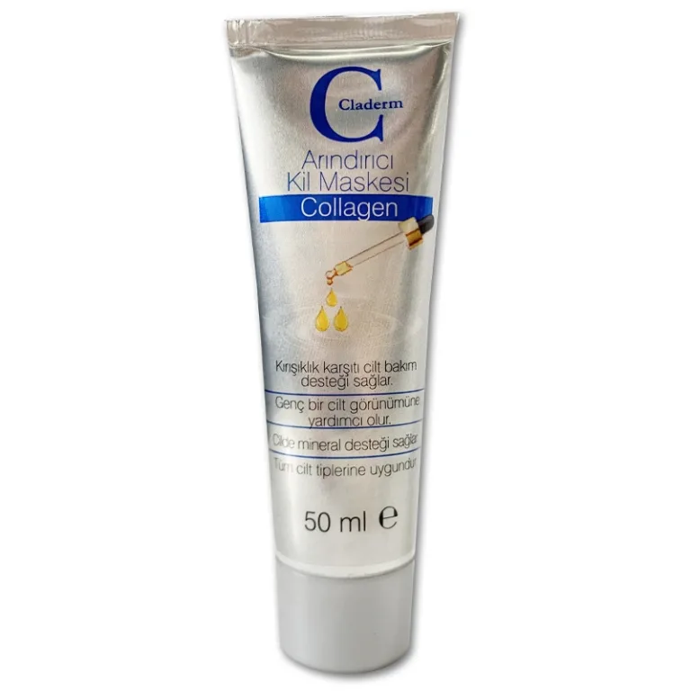 قناع الطين المنقي بالكولاجين من Claderm